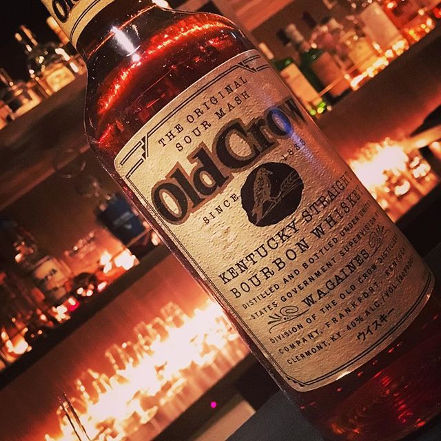 【new arrival bourbon】Old Crow (90's)#bartool #bar #authenticbar #gyoutoku #gyotoku #bourbon  #oldcrow #oldbottles #oldbottle #oldbourbon #whiskey #バーボン #オールドクロウ #ウイスキー #オールドボトル #バーツール #行徳 #市川市 #千葉県市川市