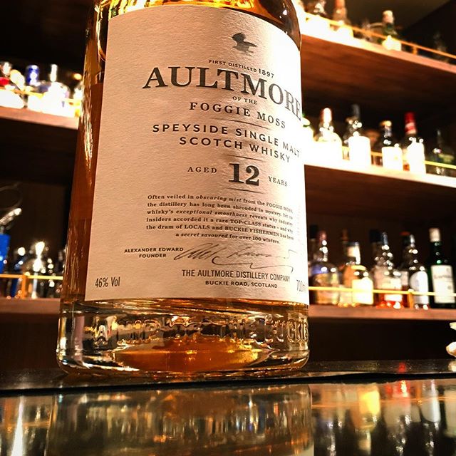 【new arrival single malt】Aultmore 12y 46%#bar #authenticbar #bartool #gyoutoku #gyotoku #aultmore #scotch #singlemalt #singlemaltwhisky #whisky #オルトモア #ウイスキー #シングルモルト#シングルモルトウイスキー #バーツール #行徳 #行徳bar