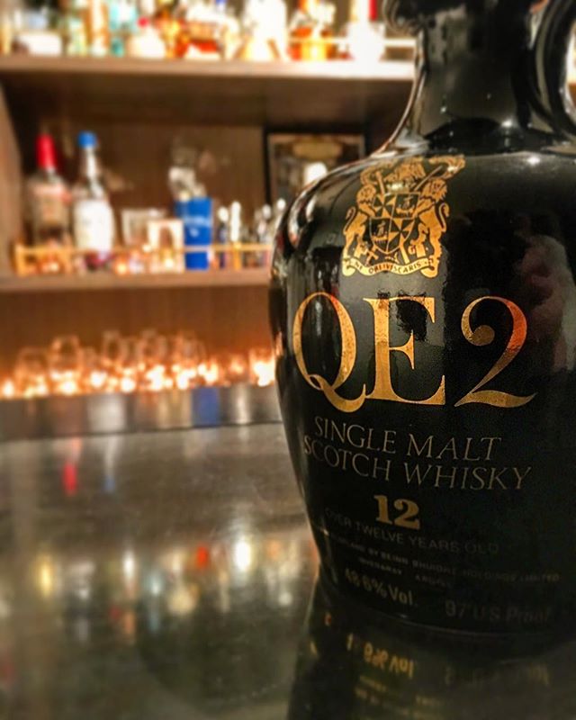 【new arrival single malt】QE2 12y 48.6% (maybe Tamnavulin distillery,80’s)#bar #authenticbar #bartool #qe2 #queenelizabeth #queenelizabeth2 #tamnavulin  #scotch #singlemalt #singlemaltwhisky #whisky  #クイーンエリザベス #クイーンエリザベス号 #ウイスキー #シングルモルト#シングルモルトウイスキー #バーツール #行徳 #行徳bar #船橋 #浦安